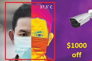 $1000 off Dahua temperature kits