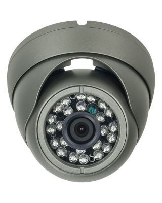 2.4MP 1080p Quad-Hybrid AHD/HD-TVI/CVI/960H Eyeball IR Dome Camera 2.8mm White 