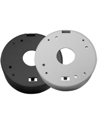 White Junction Box for 42-LED Eyeball Cameras (SKU 0573)-0576-JBOXW
