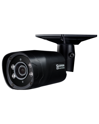 Clinton Electronics BZ Outdoor Bullet Camera: CE-BZ0HDBL EX-SDI & HD-CVI/TVI/AHD, 2MP 1080P, 2.8~8mm, 4 IR LEDs, 12/24V, Black, NDAA/TAA, 3yr