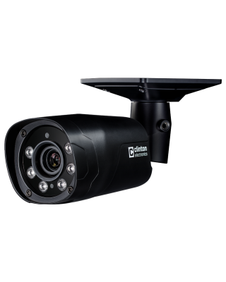 Clinton Electronics BZ Outdoor Bullet Camera: CE-BZ2HDB EX-SDI & HD-CVI/TVI/AHD, 2MP 1080P, 7~22mm, 6 IR LEDs, 12/24V, Black, NDAA/TAA, 3yr