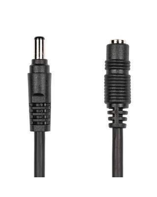 Barrel Plug Extension Cable - 20 foot, 2.1mm Female to 2.1mm Male, 18AWG