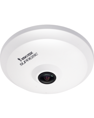 Vivotek 5MP 180° or 360° Indoor Fish-eye Fixed Network Dome IP Camera-FE8174
