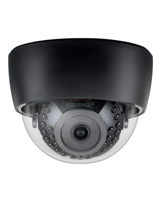 Clinton Electronics Indoor Dome Camera: CE-IDX2HDBL EX-SDI & HD-CVI/TVI/AHD, 2MP 1080P, 2.8~8mm, 6 IR LEDs, IR Shield, 12/24V, Black, UL/NDAA/TAA, 3yr