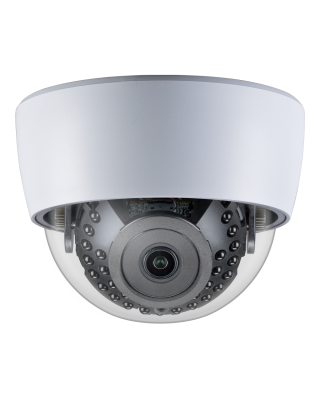 Clinton Electronics Indoor Dome Camera: CE-IDX2HDL EX-SDI & HD-CVI/TVI/AHD, 2MP 1080P, 2.8~8mm, 6 IR LEDs, IR Shield, 12/24V, White, UL/NDAA/TAA, 3yr