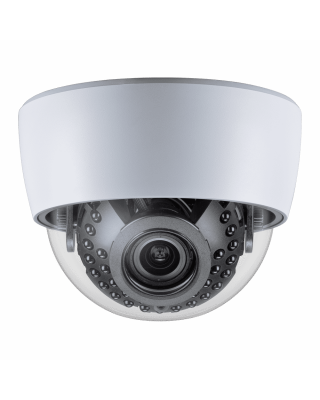 Clinton Electronics Indoor Dome Camera: CE-IDX30 Analog, 700 TVL, 2.8~12mm, 29 IR LEDs, 12/24V, White, UL/NDAA/TAA, 3yr