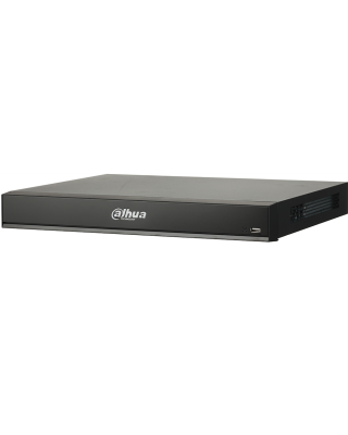 Dahua Ultra 16ch 4K H.265 NVR 2TB HDD: 8/16-port e/PoE, 200//80Mbps AI, HDMI, VGA, 2x SATA, Gigabit, Audio, Alarm, 1U, 5yr