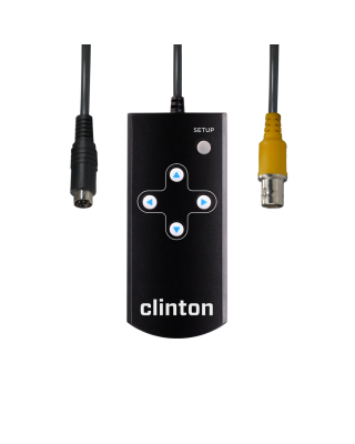 Clinton Electronics UCC Remote Control for CE EX-SDI/HD-SDI/SD Cameras, OSD Menu, 11 ft Cable, 3yr
