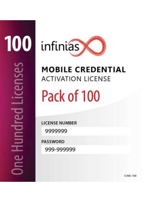 infinias Mobile Credential License-S-IMC-100