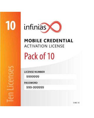 Infinias Mobile Credential License-S-IMC-10