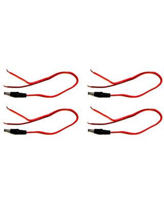 2.1mm Male Power Pigtail Connector - 4PK