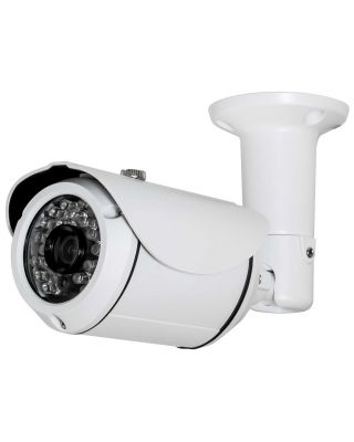 Eyemax 4MP EX-SDI/HD-SDI Infrared IR Bullet Camera: White, 3.6mm, WDR, IP67, 12v DC, RS485 OSD, 3yr