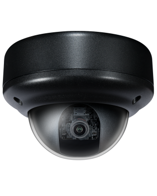 Clinton Electronics Vandal X Outdoor Dome Camera: CE-VX1HDBL EX-SDI & HD-CVI/TVI/AHD, 2MP 1080P, 2.8~8mm, 12/24V, Black, UL/NDAA/TAA, 3yr
