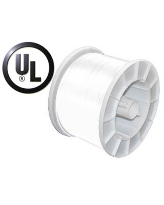 1000 Ft Siamese Power/Video Spool Cable: White, UL-Listed (for analog, HD-SDI)