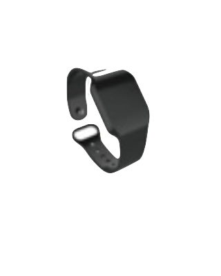 ZKTeco ZLR-Band Long-Range 900MHz Proximity ID Wristband Black
