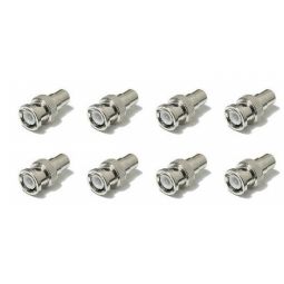 8 Pack Male BNC to RCA Female Adapters