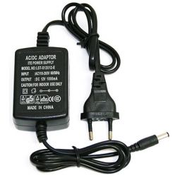 European Union EU 12v DC International Power Adapter 1A 1000mA, Not for use in USA