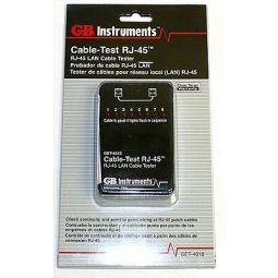 GB INSTRUMENTS CABLE-TEST RJ-45 LAN CABLE TESTER