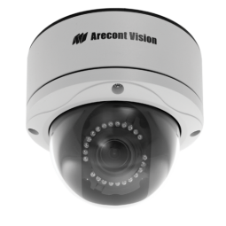 Arecont Vision 2.1MP 1080p MegaDome 2 IR Day/Night Dome IP Camera: 3-9mm Motorized Zoom Audio PoE Heater 3yr